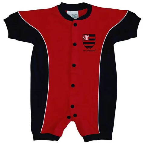 Macacão Flamengo Curto Torcida baby