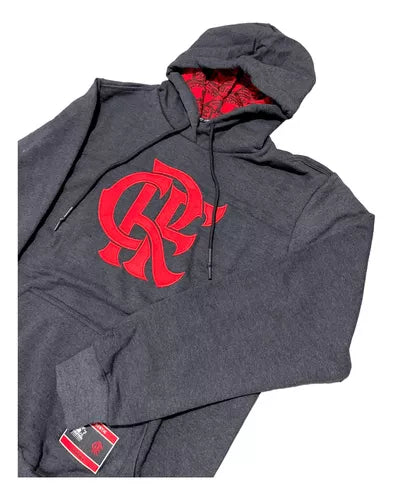 MOLETOM FLAMENGO CRF CINZA 1A088A