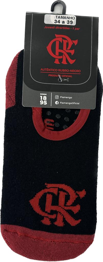 MEIA SAPATILHA DIVERTIDA FLAMENGO JV (TAM 34 A 39)
