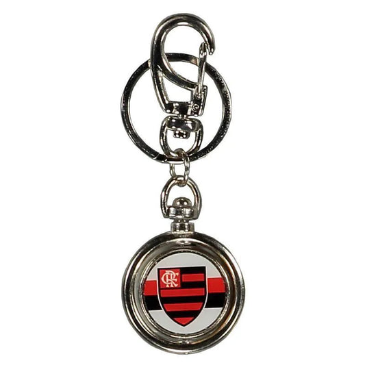 Chaveiro Flamengo Redondo Giratório Zico