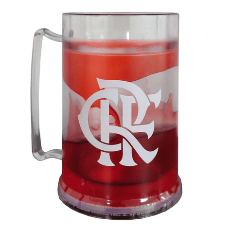 Mini Caneca Gel Flamengo GabiGol Vermelha 300 ml