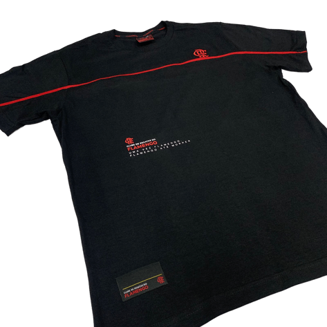 CAMISA FLAMENGO PRETA COM RECORTE NTK
