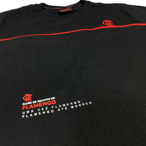 CAMISA FLAMENGO PRETA COM RECORTE NTK