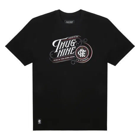 CAMISETA O MAIS QUERIDO FLA 2302.0186-01 PRETO THUG NINE